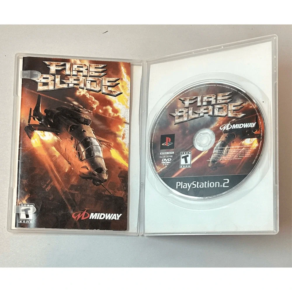 FireBlade (Sony PlayStation 2, 2002) CIB complete manual box disc tested